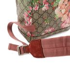 Gucci GG Blooms Supreme Backpack Flower Floral Pattern Beige Pink Multicolor — view 5