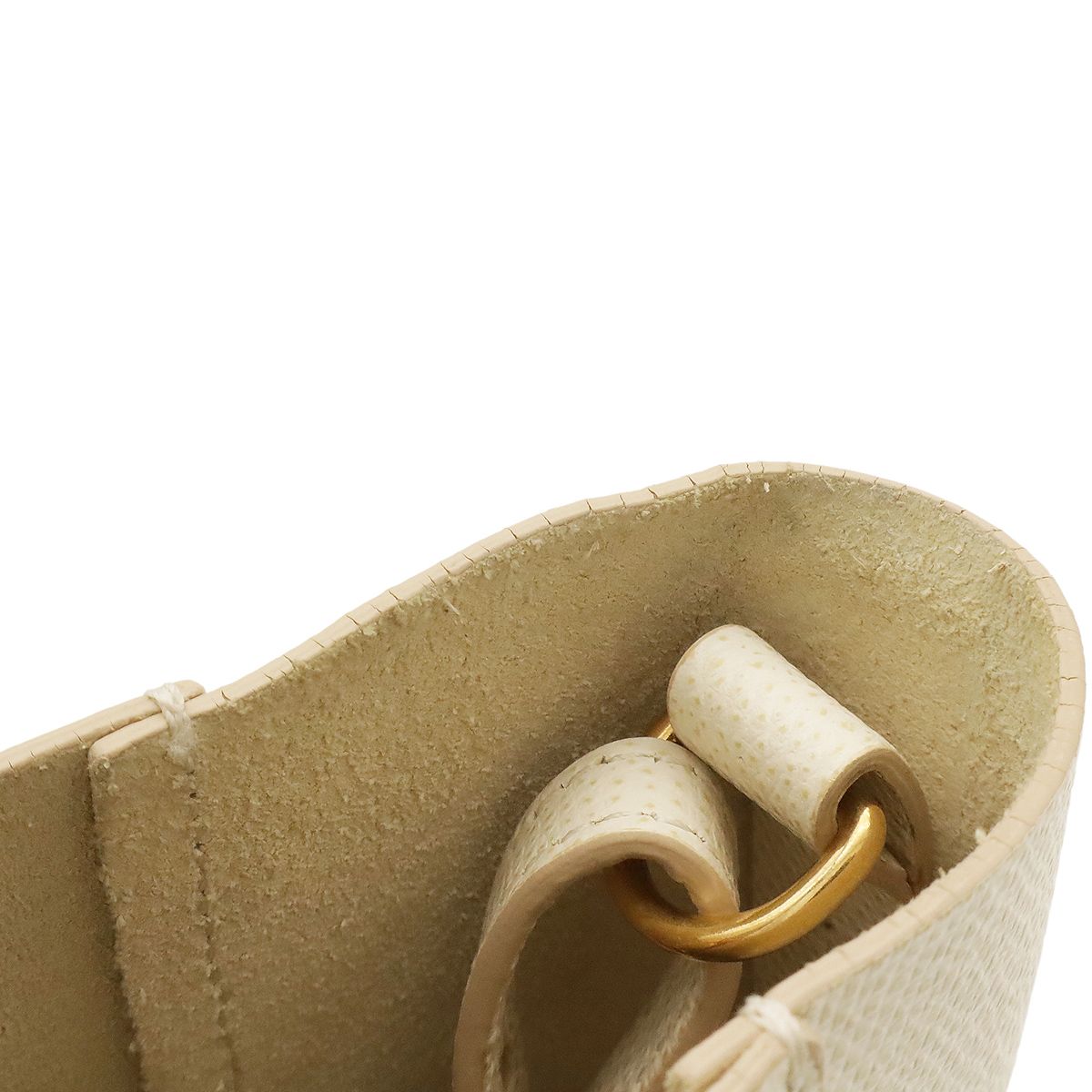 Celine Vertical Cabas Small Tote 2-Way Shoulder Bag Crossbody Leather Ivory — view 4