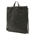 Gucci Print Coco Capitan Drawstring Backpack 2-Way Tote Leather Black — view 2