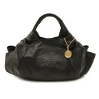 Loewe Anagram Nappa Aire Handbag Leather Black Gold