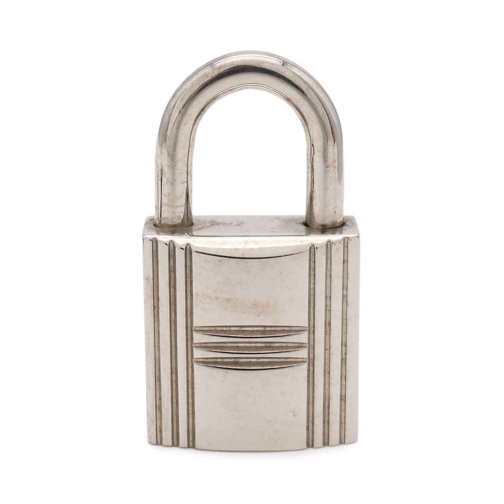Hermes Padlock No 120 Metal Silver with Key Lock — view 2
