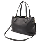 Gucci Soho Tote 2-Way Shoulder Bag Tassel Fringe Leather Black Gold — view 2