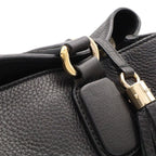 Gucci Soho Tote 2-Way Shoulder Bag Tassel Fringe Leather Black Gold — view 6