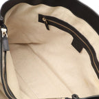 Gucci Soho Tote 2-Way Shoulder Bag Tassel Fringe Leather Black Gold — view 7