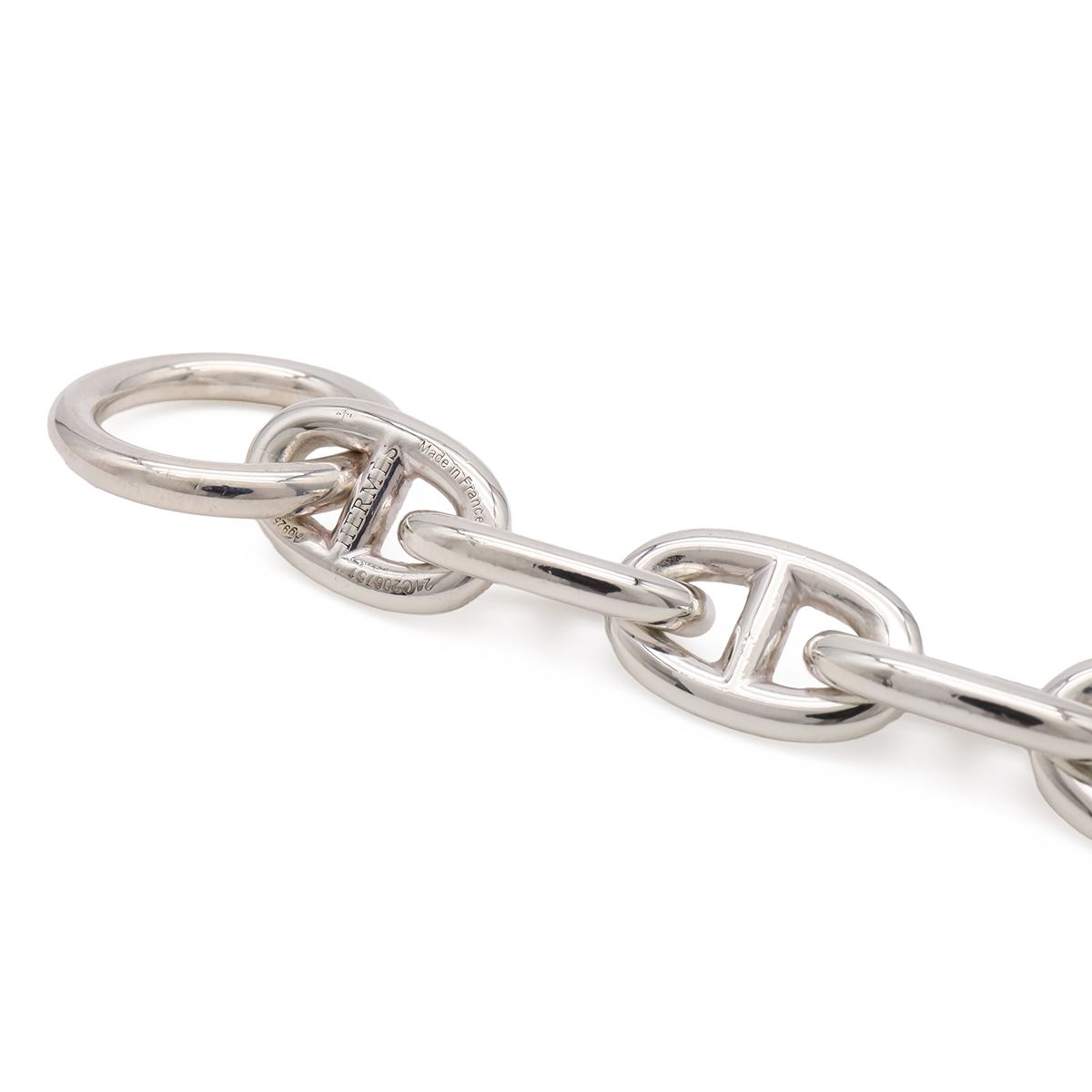 Hermes Chaine D'ancre MM 16 Links Bracelet Silver — view 4