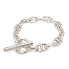 Hermes Chaine D'ancre MM 16 Links Bracelet Silver