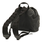 Gucci GG Nylon Backpack Leather Black Silver — view 2
