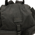 Gucci GG Nylon Backpack Leather Black Silver — view 4