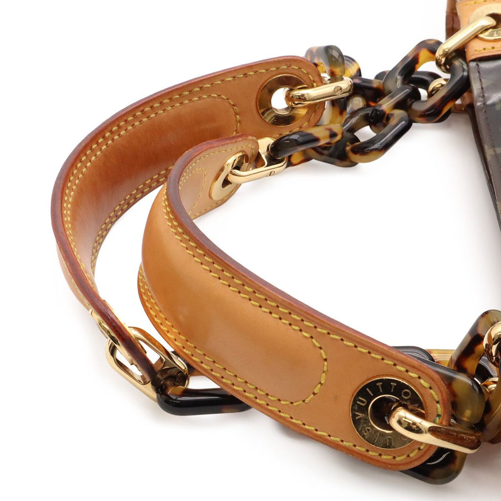 Louis Vuitton Monogram Vinyl Cabas Ambre PM Tote Shoulder Bag Plastic Chain — view 4