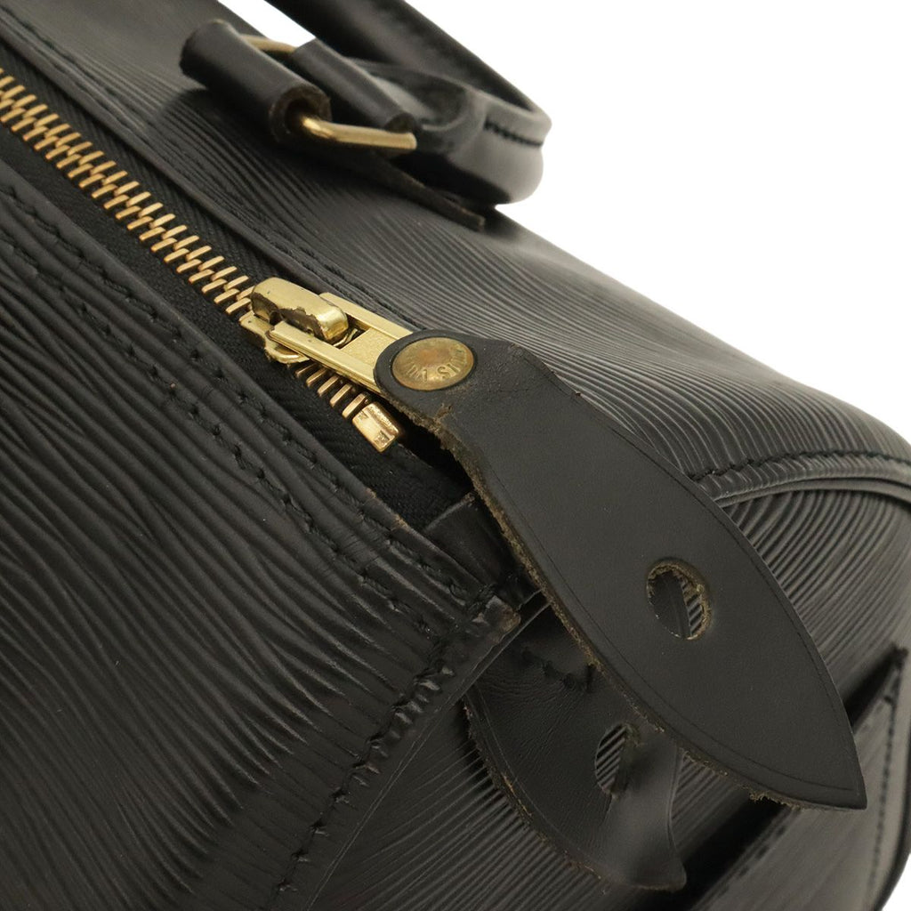 Louis Vuitton Epi Speedy 25 Mini Boston Bag Noir Black Gold — view 5