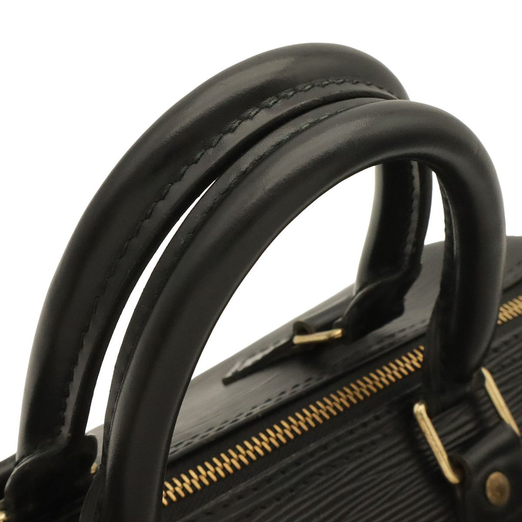 Louis Vuitton Epi Speedy 25 Mini Boston Bag Noir Black Gold — view 4