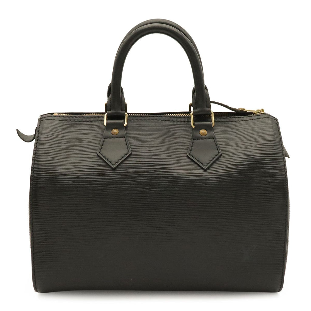 Louis Vuitton Epi Speedy 25 Mini Boston Bag Noir Black Gold
