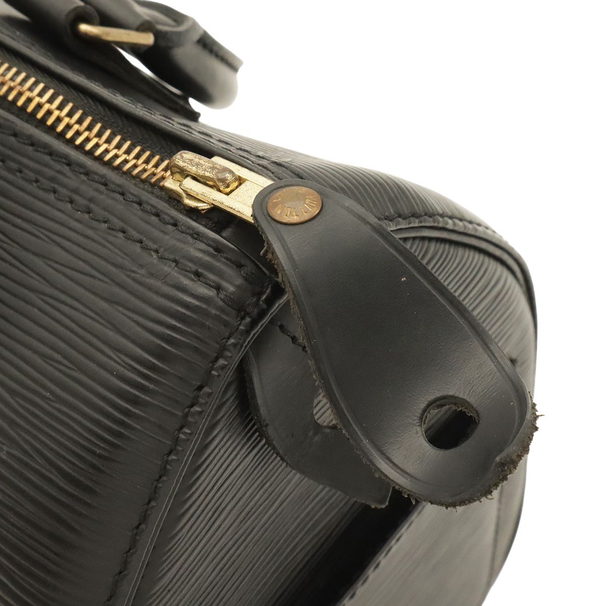 Louis Vuitton Epi Speedy 25 Mini Boston Bag Noir Black Gold — view 6
