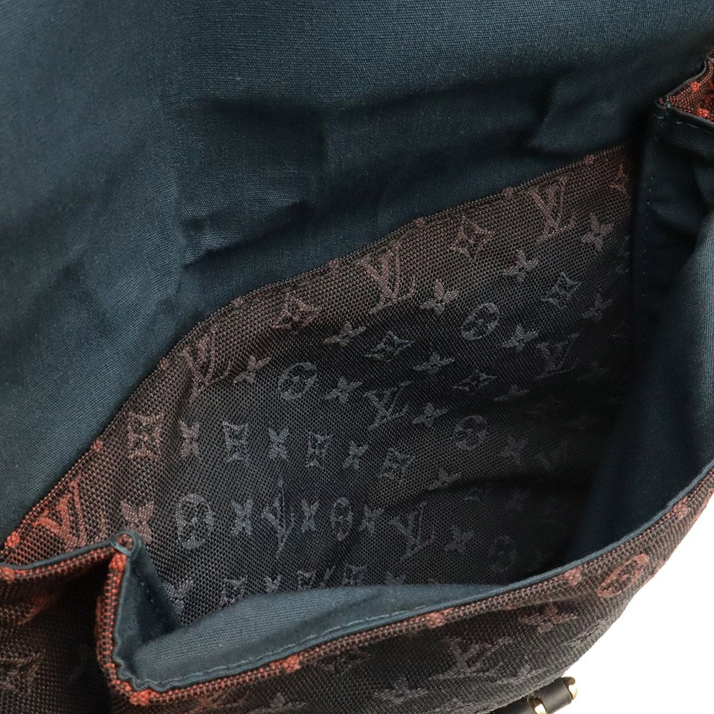 Louis Vuitton Monogram Mini Louise Boston Bag Canvas Blue — view 5