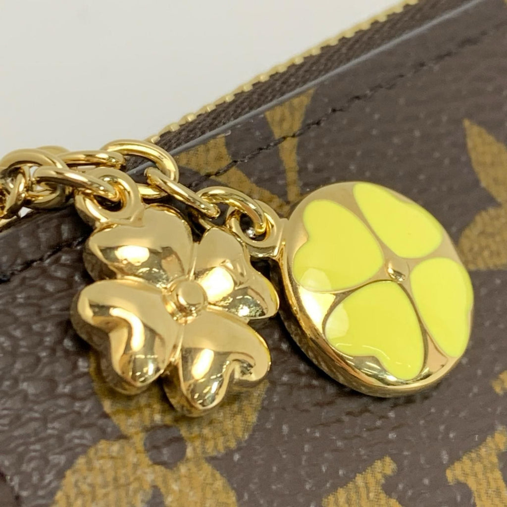Louis Vuitton Monogram Card Case Romy Yellow Coin Purse — view 7