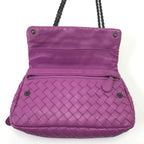 Bottega Veneta Shoulder Bag Intrecciato Purple — view 6