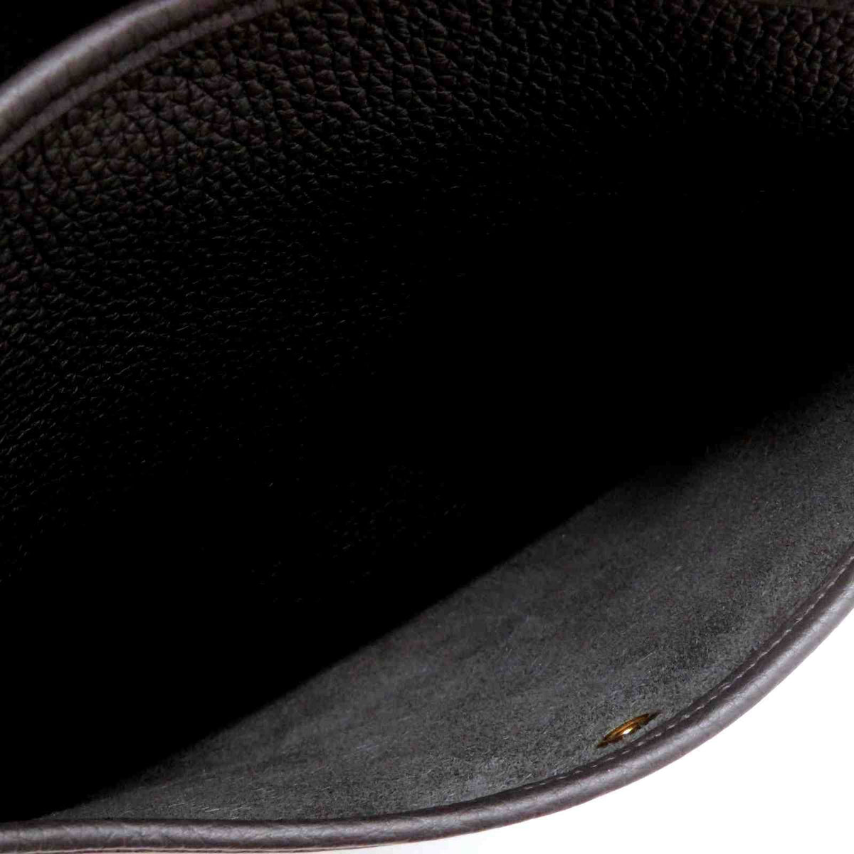 Hermes Evelyne Iiipm Black Shoulder Bag Taurillon Clemence Stamp — view 7