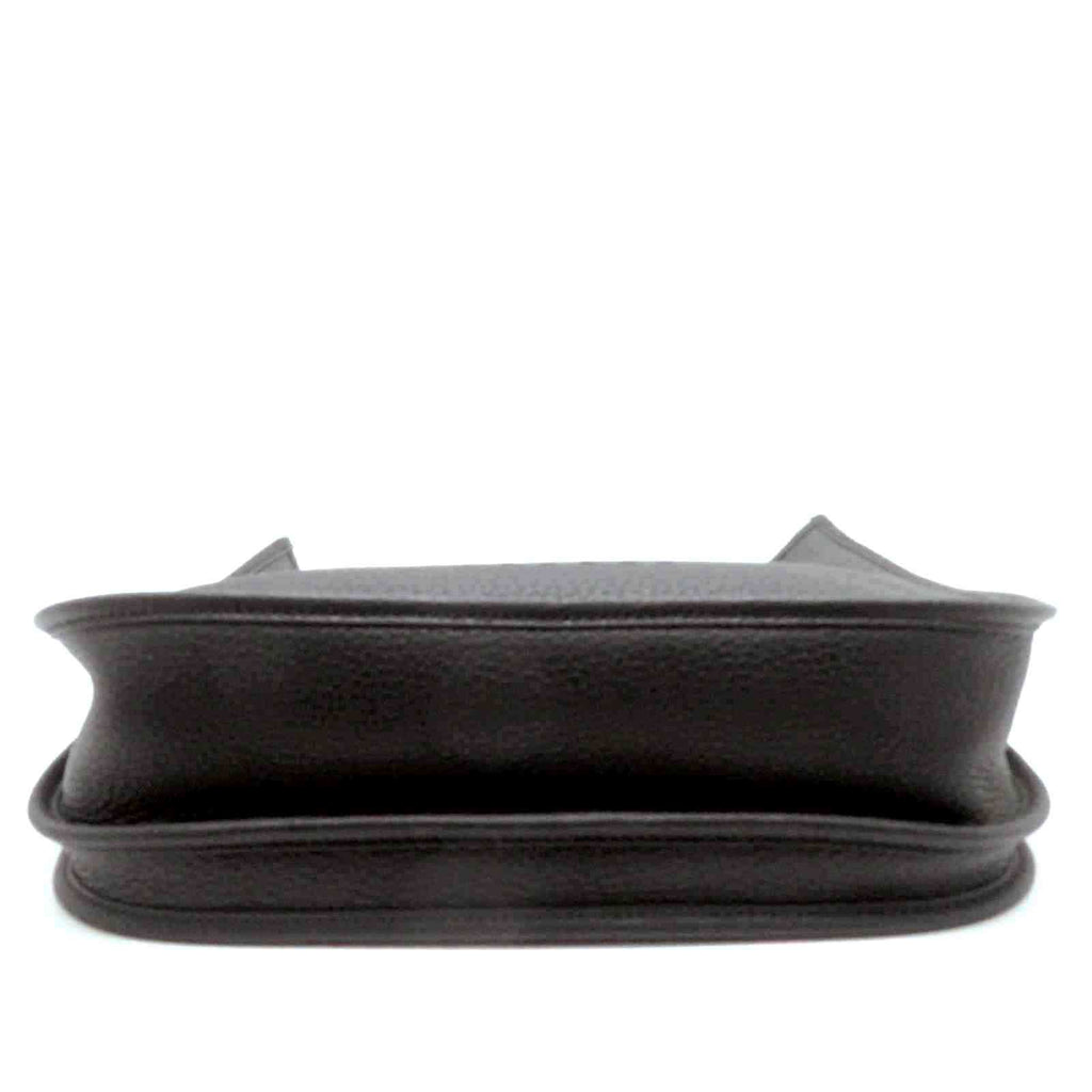 Hermes Evelyne Iiipm Black Shoulder Bag Taurillon Clemence Stamp — view 3