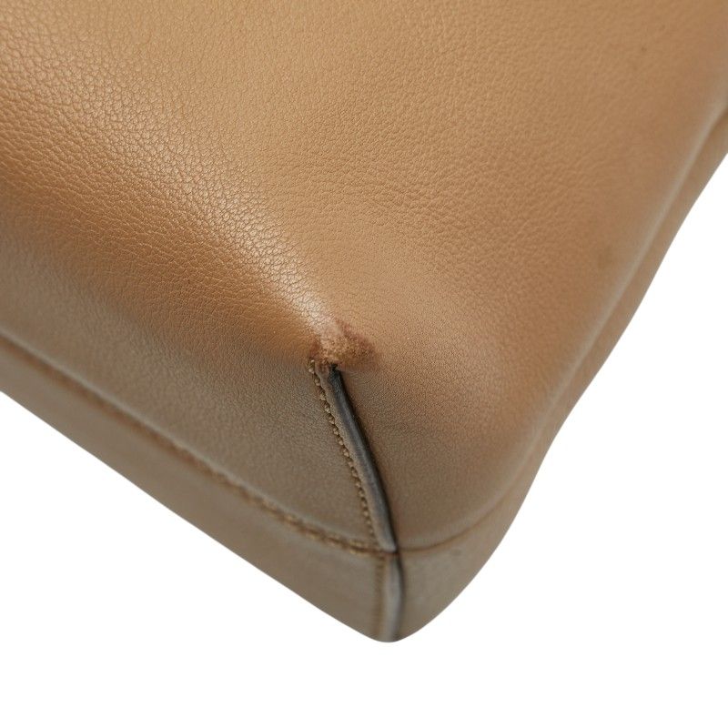 Fendi by the Way Medium Shoulder Bag Beige Black Leather — view 6