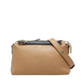 Fendi by the Way Medium Shoulder Bag Beige Black Leather