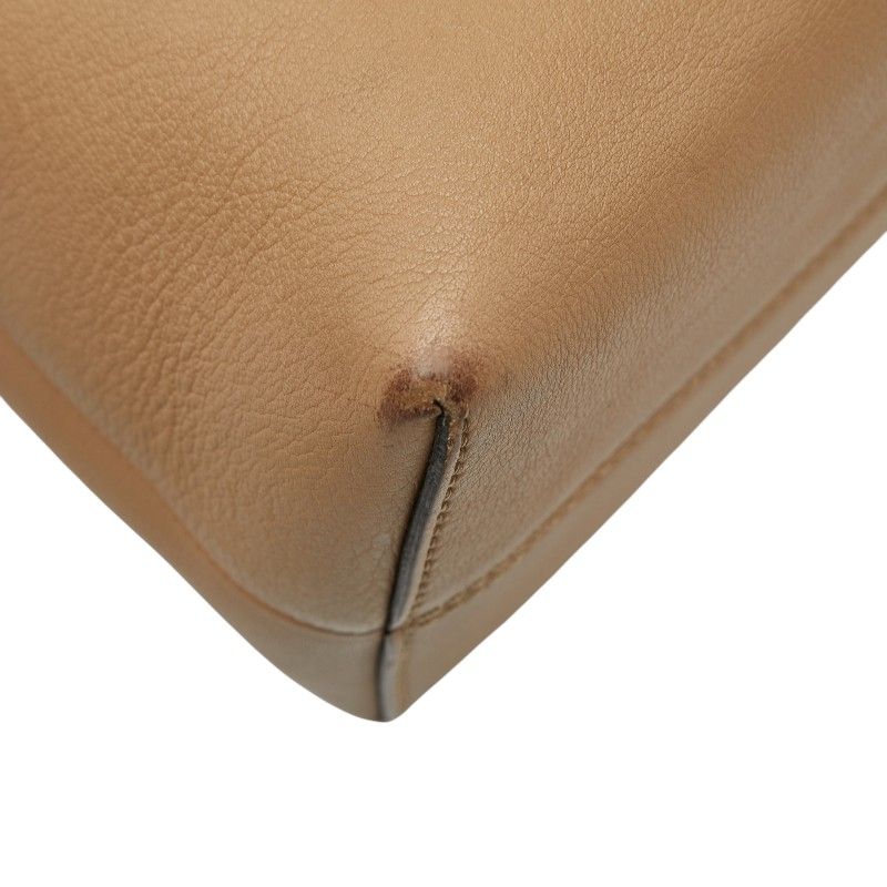 Fendi by the Way Medium Shoulder Bag Beige Black Leather — view 5