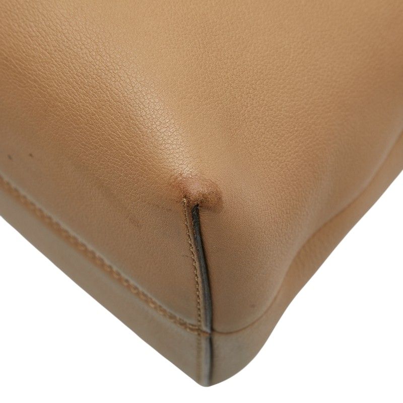 Fendi by the Way Medium Shoulder Bag Beige Black Leather — view 4