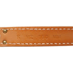 Hermes Kelly Double Tour T3 Ivory White Leather Plated Bracelet — view 5