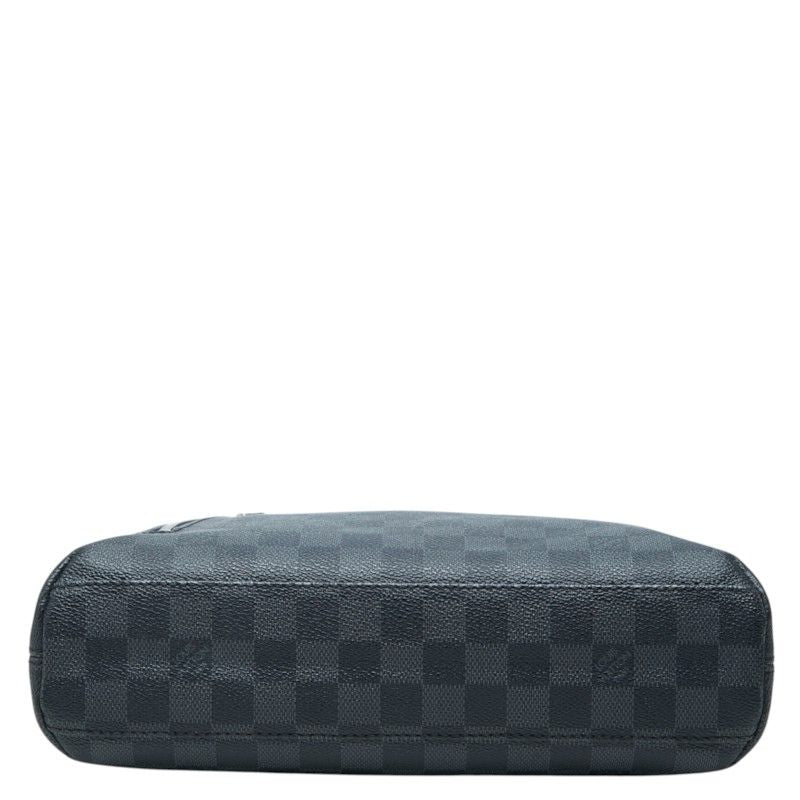 Louis Vuitton Damier Graphite Mick PM Crossbody Shoulder Bag Black Gray Leather — view 3