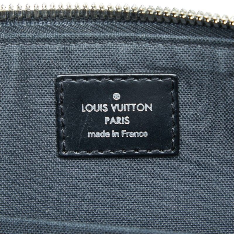 Louis Vuitton Damier Graphite Mick PM Crossbody Shoulder Bag Black Gray Leather — view 8
