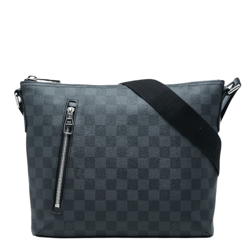 Louis Vuitton Damier Graphite Mick PM Crossbody Shoulder Bag Black Gray Leather