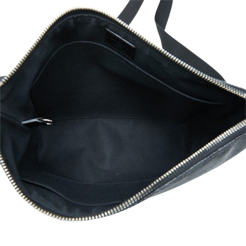 Louis Vuitton Damier Graphite Mick PM Crossbody Shoulder Bag Black Gray Leather — view 7