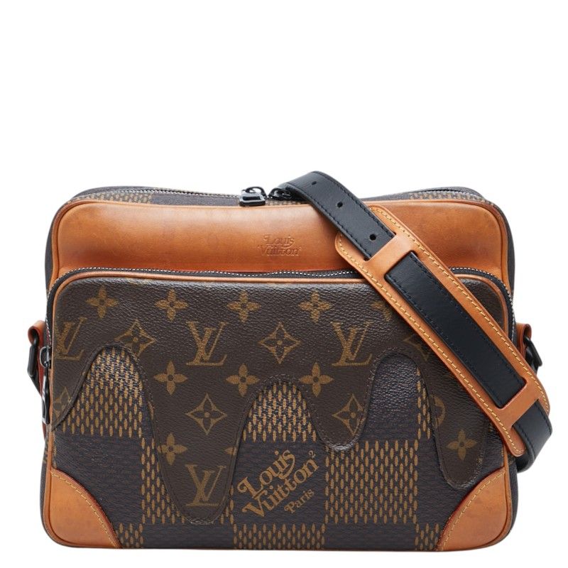 Louis Vuitton Damier Giant Nile Messenger PM Crossbody Shoulder Bag Brown
