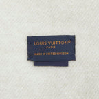 Louis Vuitton Monogram Echarpe Reykjavik Scarf Brown Beige Cashmere — view 5