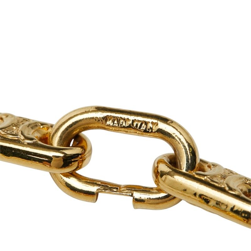 Celine Macadam Long Chain Necklace Gold Plated — view 5