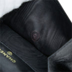 Chanel CC Logo Bifold Wallet Black Caviar Leather — view 7
