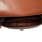 Louis Vuitton Monogram Cartouchiere GM Crossbody Shoulder Bag Brown Leather — view 6