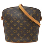 Louis Vuitton Monogram Drew Crossbody Shoulder Bag Brown Leather