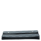 Louis Vuitton Damier Graphite Portefeuille Accordion Wallet Chain Black Leather — view 3