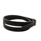 Hermes Paddock Double Tour Leather Bracelet T4 S FS Stamp Black Navy — view 4
