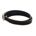 Hermes Paddock Double Tour Leather Bracelet T4 S FS Stamp Black Navy — view 2