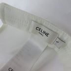 Celine Cap Hat Logo Embroidery White — view 6