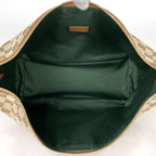 Gucci Vanity Medium Top Handle Bag 3way Double G GG Canvas Brown — view 6