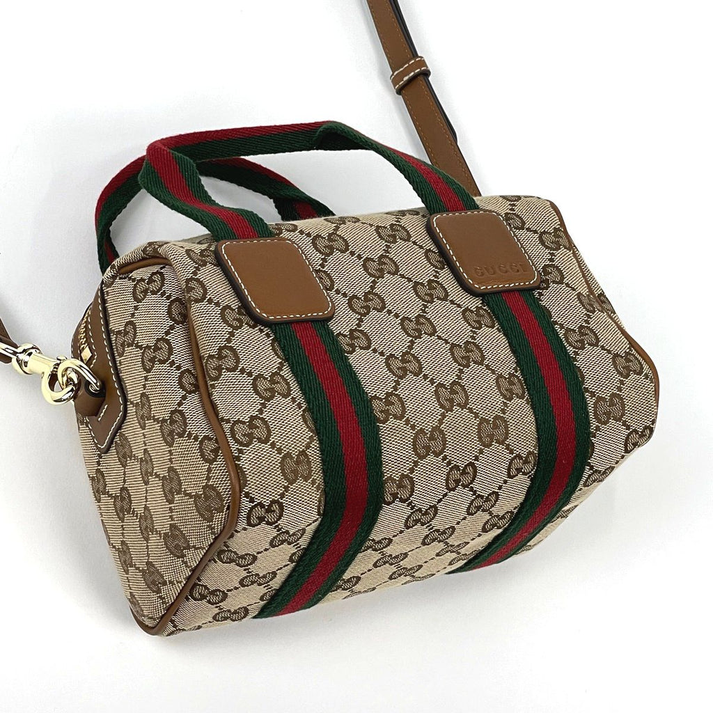 Gucci Handbag Ophidia 2-Way GG Canvas Brown — view 2