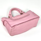 Celine Boogie Bag Handbag Leather Pink — view 2