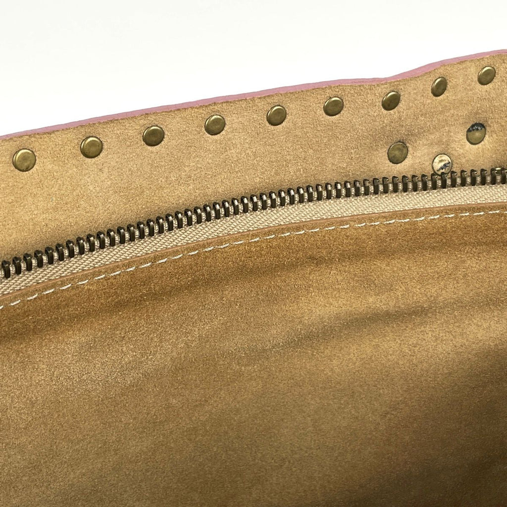 Celine Boogie Bag Handbag Leather Pink — view 8