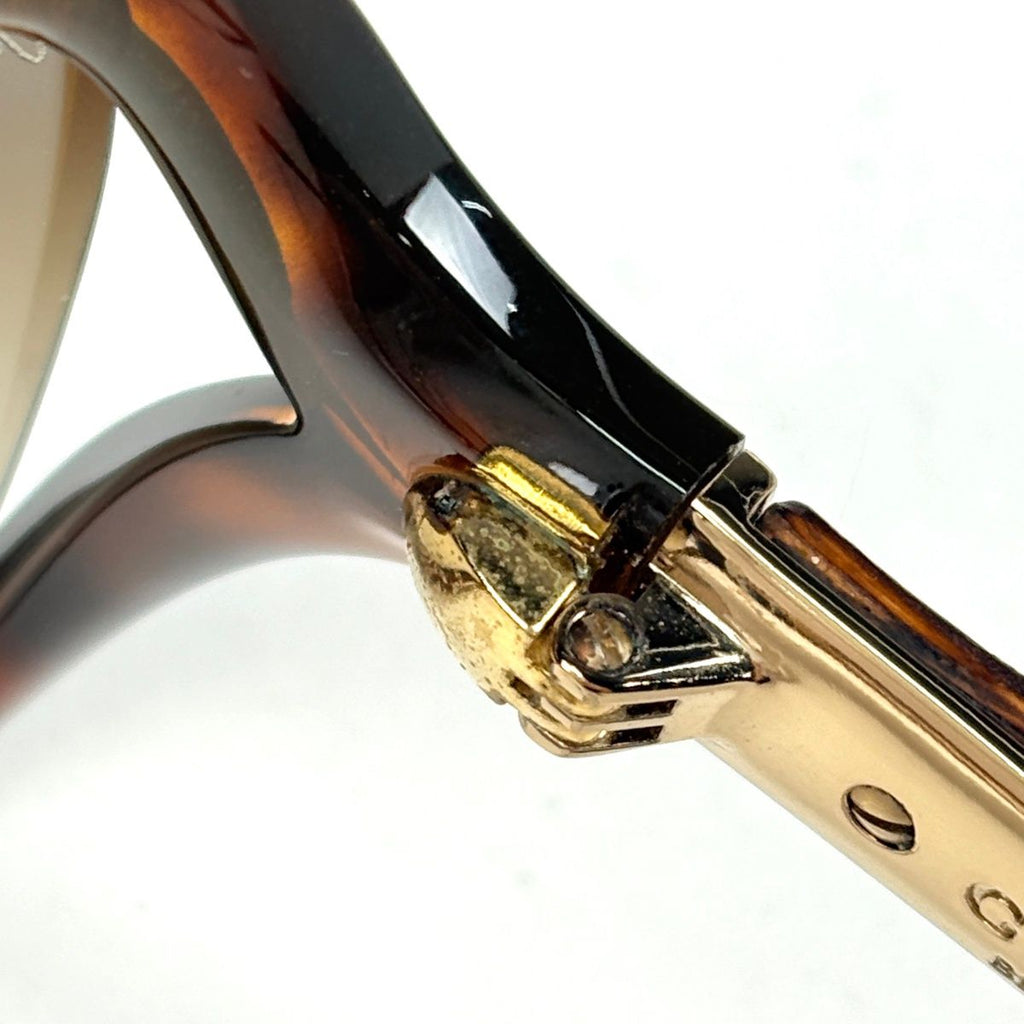 Gucci Sunglasses Bamboo Demi Pattern Acetate Brown Eyewear — view 4