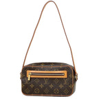 Louis Vuitton Pochette Cite Shoulder Bag Monogram Brown