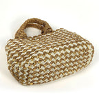 Prada Canapa Tote Raffia Brown — view 2