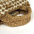 Prada Canapa Tote Raffia Brown — view 6