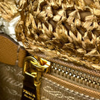 Prada Canapa Tote Raffia Brown — view 8